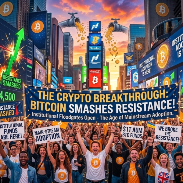 Bitcoin Smashes Resistance as Institutional Floodgates Open